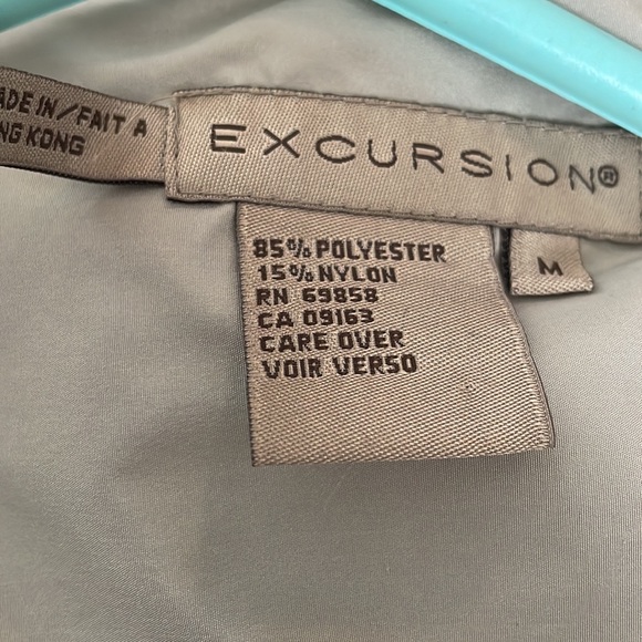 Very thin lightweight wind breaker jacket. Well made by Excursion. - Picture 6 of 6